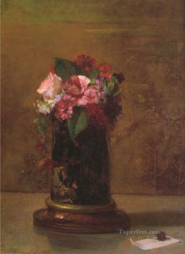 ジョン・ラファージ Painting - 和の花花瓶 ジョン・ラファージ